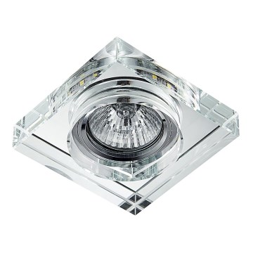 Emithor 71105 - LED infälld taklampa ELEGANT DOUBLE LIGHT 1xGU10/50W + LED/3W STRIPE