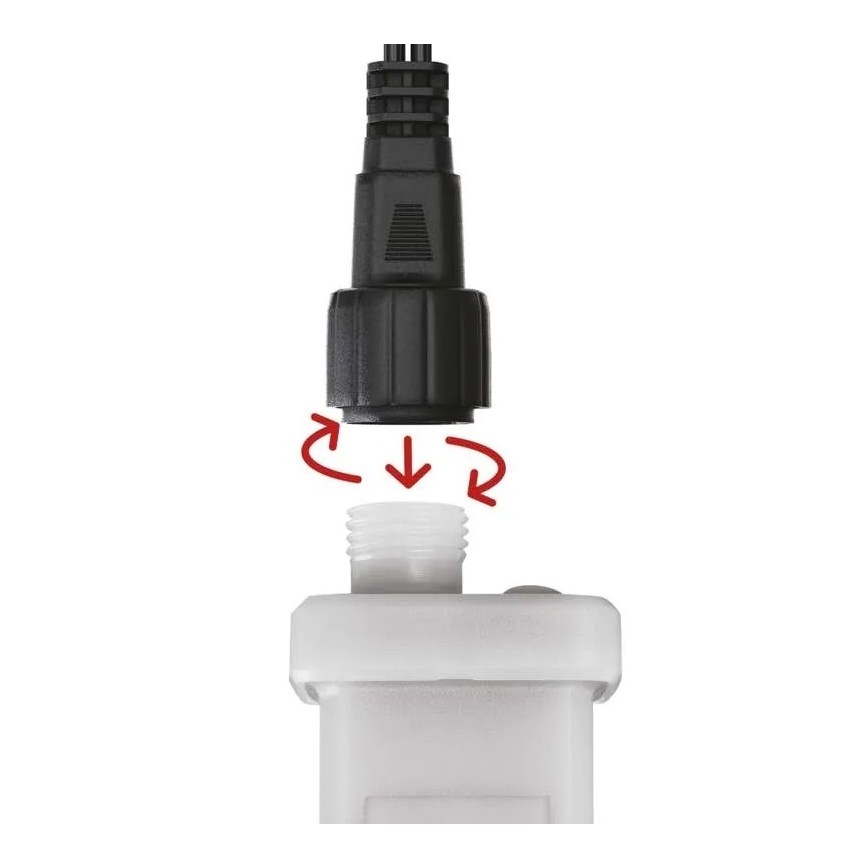 Strömförsörjning för connection of Jul belysning 230V IP44 + fjärrkontroll