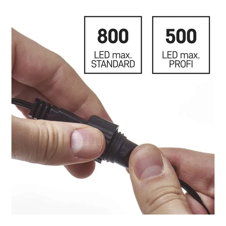 Strömförsörjning för connection of Jul belysning 230V IP44 + fjärrkontroll