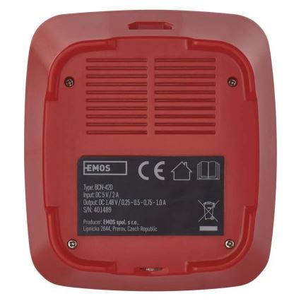Batteriladdare med LCD display 4xAA/AAA 5V