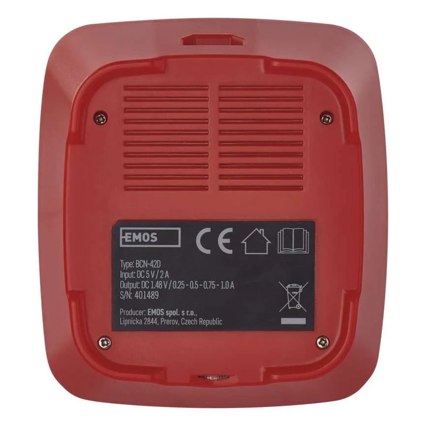Batteriladdare med LCD display 4xAA/AAA 5V