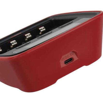 Batteriladdare med LCD display 4xAA/AAA 5V