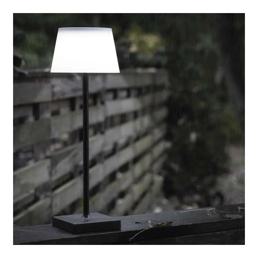 LED Dimbart uppladdningsbart ljus KATIE LED/4W/10V 1800mAh IP44 CRI 90 svart