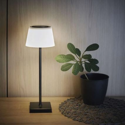 LED Ljusreglerad rechargeable lampa KATIE LED/4W/10V 1800mAh IP44 CRI 90 svart