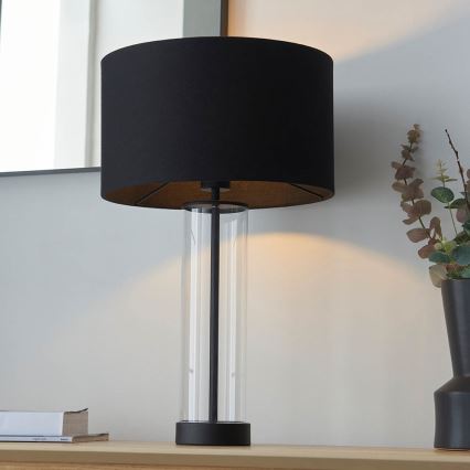 Endon 100440 - Dimbar bordslampa LESSINA 1xE27/10W/230V svart