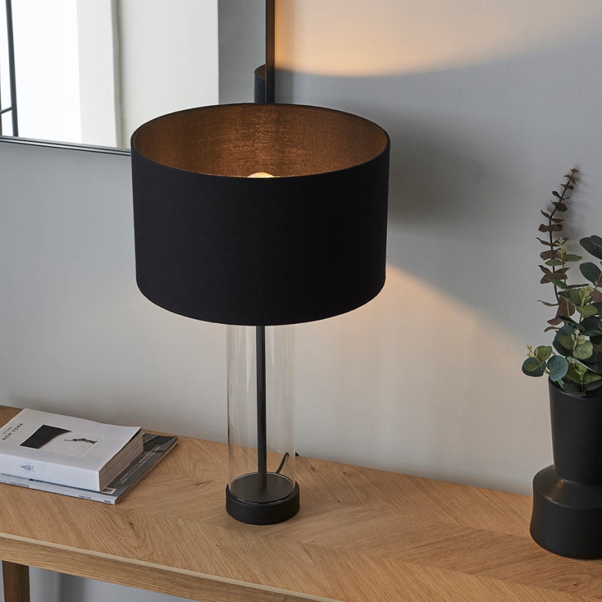 Endon 100440 - Dimbar bordslampa LESSINA 1xE27/10W/230V svart