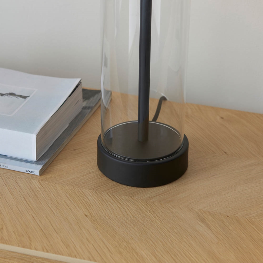Endon 100440 - Dimbar bordslampa LESSINA 1xE27/10W/230V svart