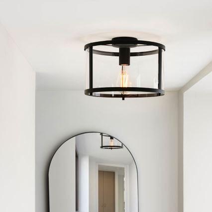 Endon 101540 - Taklampa HOPTON 1xE27/10W/230V svart