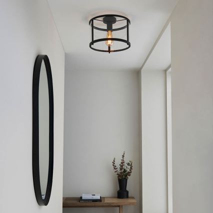 Endon 101540 - Taklampa HOPTON 1xE27/10W/230V svart
