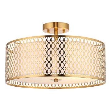 Endon 101568 - Ytmonterad ljuskrona CORDERO 3xE27/10W/230V guld
