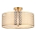 Endon 101568 - Ytmonterad ljuskrona CORDERO 3xE27/10W/230V guld