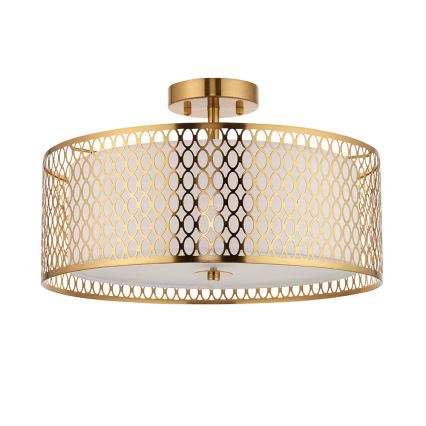 Endon 101568 - Ytmonterad ljuskrona CORDERO 3xE27/10W/230V guld