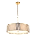 Endon 101569 - Hänglampa med kedja CORDERO 3xE27/10W/230V guld