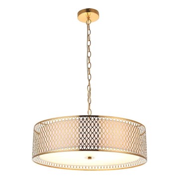 Endon 101569 - Hänglampa med kedja CORDERO 3xE27/10W/230V guld