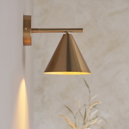 Endon 102893 - Väggspotlight CAPE 1xE14/7W/230V mässing