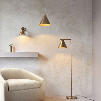Endon 102893 - Väggspotlight CAPE 1xE14/7W/230V mässing