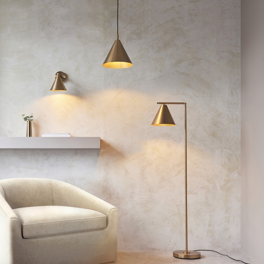 Endon 102893 - Väggspotlight CAPE 1xE14/7W/230V mässing