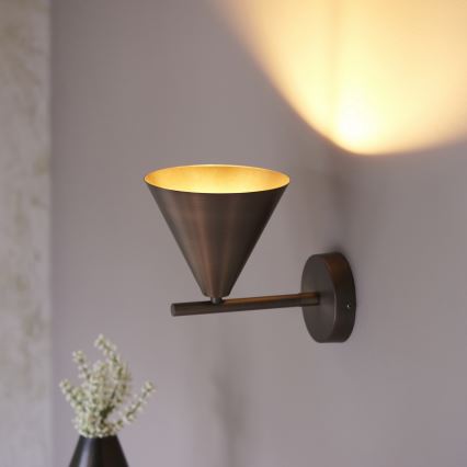 Endon 102894 - Väggspotlight CAPE 1xE14/7W/230V brons