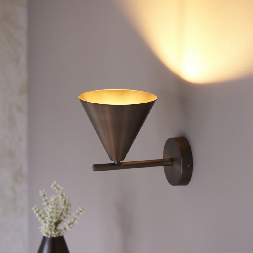 Endon 102894 - Väggspotlight CAPE 1xE14/7W/230V brons