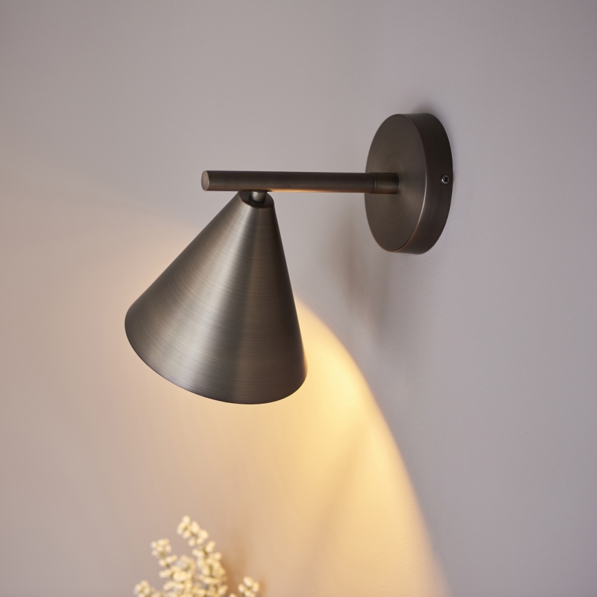 Endon 102894 - Väggspotlight CAPE 1xE14/7W/230V brons