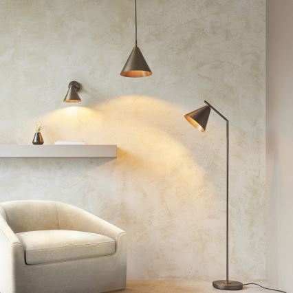 Endon 102895 - Golvlampa CAPE 1xE27/10W/230V brons