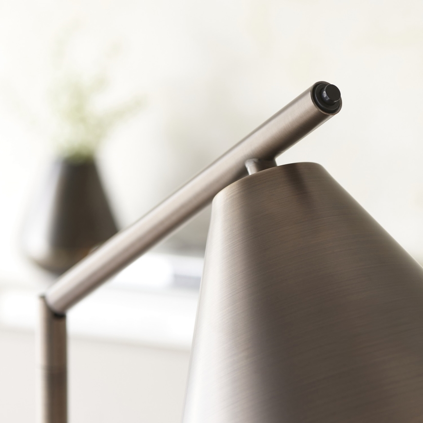 Endon 102895 - Golvlampa CAPE 1xE27/10W/230V brons