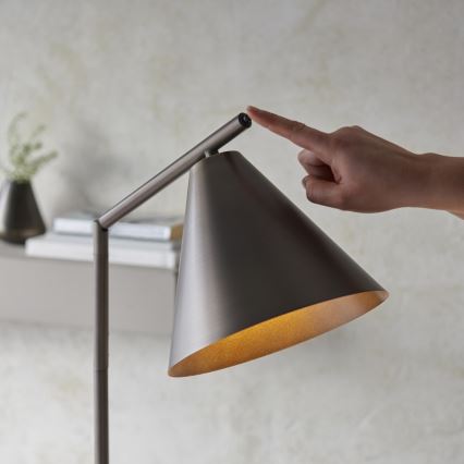 Endon 102895 - Golvlampa CAPE 1xE27/10W/230V brons