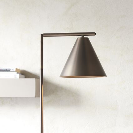 Endon 102895 - Golvlampa CAPE 1xE27/10W/230V brons