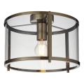 Endon 103112 - Taklampa HOPTON 1xE27/10W/230V mattkrom