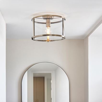 Endon 103112 - Taklampa HOPTON 1xE27/10W/230V mattkrom