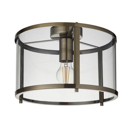 Endon 103112 - Taklampa HOPTON 1xE27/10W/230V mattkrom