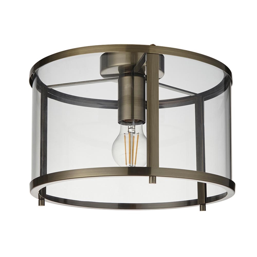 Endon 103112 - Taklampa HOPTON 1xE27/10W/230V mattkrom
