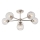 Endon 104050 - Pendelkrona ALLEGRA 6xE14/7W/230V skinande krom/genomskinlig