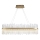 Endon 104082 - Dimbar LED-pendellampa med vajer ADRIEL LED/47W/230V 3000K guld/klart glas