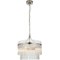 Endon 104113 - Taklampa med kedja MARIETTA 3xE14/7W/230V polerad krom