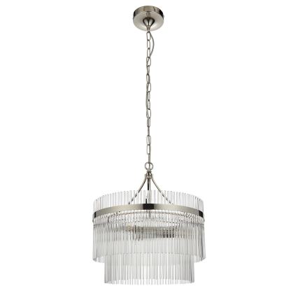 Endon 104113 - Taklampa med kedja MARIETTA 3xE14/7W/230V polerad krom