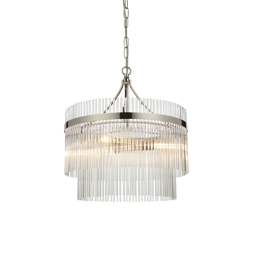 Endon 104113 - Taklampa med kedja MARIETTA 3xE14/7W/230V polerad krom