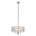 Endon 104466 - Ljuskrona på kedja CLIFTON 3xE14/6W/230V skinande krom/genomskinlig diameter 38,5 cm