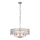 Endon 104467 - Ljuskrona på kedja CLIFTON 5xE14/6W/230V skinande krom/genomskinlig diameter 50,5 cm