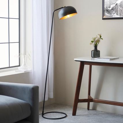 Endon 106337 - Golvlampa BRAIR 1xE27/10W/230V svart