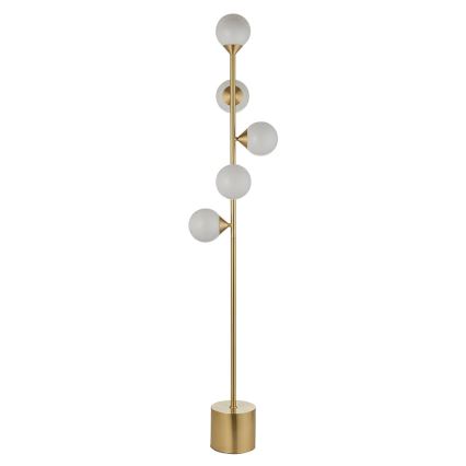 Endon 106756 - Golvlampa OTIS 5xG9/3W/230V guld