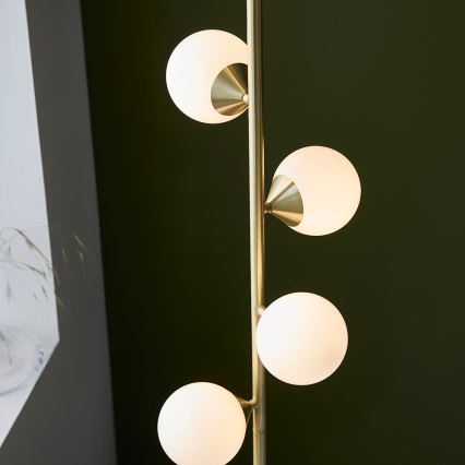 Endon 106756 - Golvlampa OTIS 5xG9/3W/230V guld