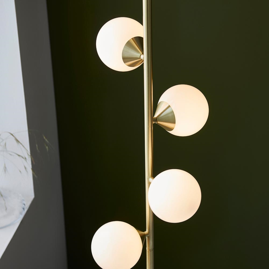 Endon 106756 - Golvlampa OTIS 5xG9/3W/230V guld