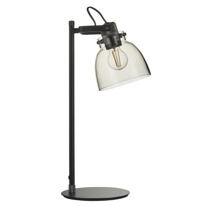 Endon 107012 - Bordslampa URBAN 1xE27/10W/230V svart/rökfärgad