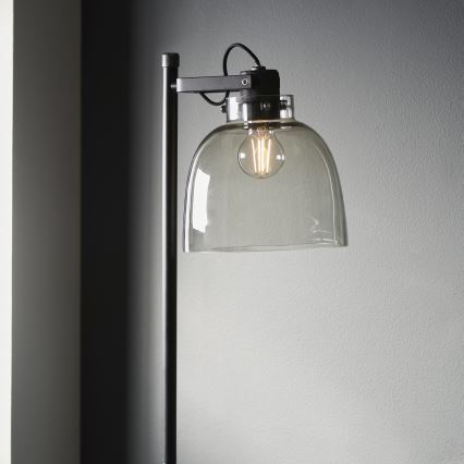 Endon 107013 - Golvlampa URBAN 1xE27/10W/230V svart/rökig