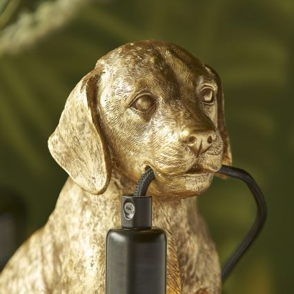 Endon 107364 - Bordslampa PUPPY 1xE14/7W/230V guld