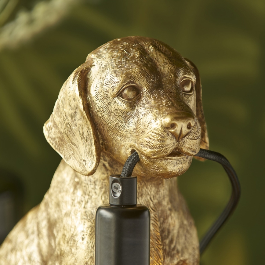 Endon 107364 - Bordslampa PUPPY 1xE14/7W/230V guld