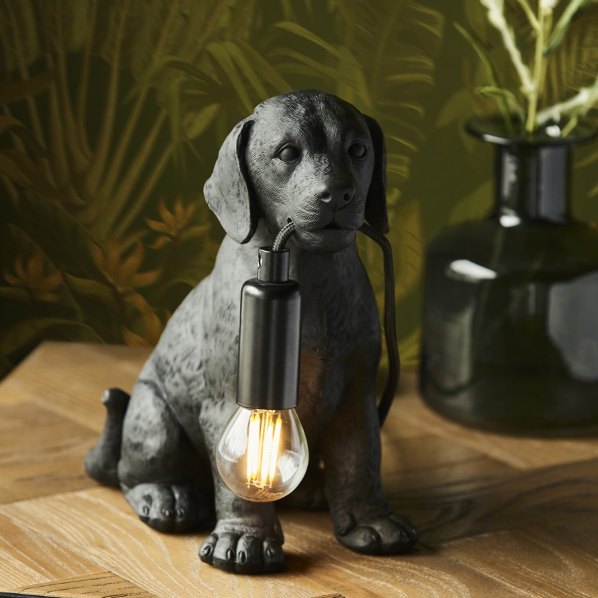 Endon 107365 - Bordslampa PUPPY 1xE14/7W/230V svart
