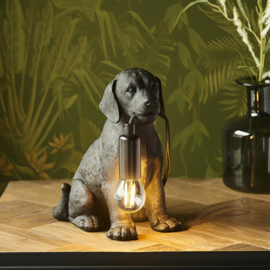 Endon 107365 - Bordslampa PUPPY 1xE14/7W/230V svart