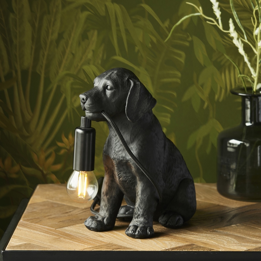 Endon 107365 - Bordslampa PUPPY 1xE14/7W/230V svart